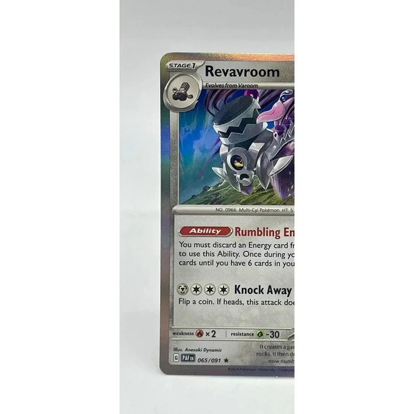 Revavroom 065/091 Paldean Fates Holo Rare Pokemon TCG Mint Unplayed - Picture 3 of 7